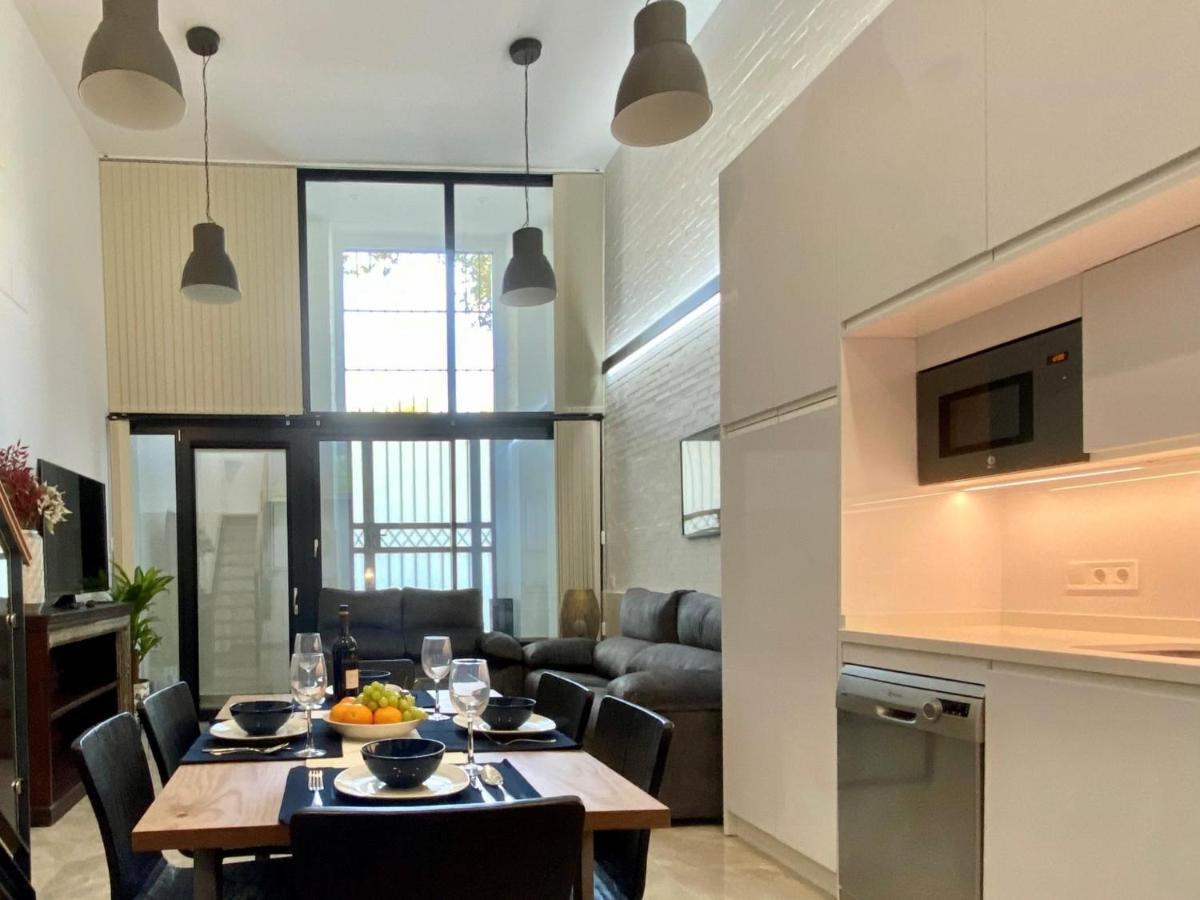Apartamento Tr3 aparcamiento incluido familias loft almirante Sevilla Exterior foto